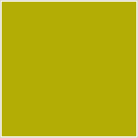 B3AD05 Hex Color Image (BUDDHA GOLD, YELLOW)