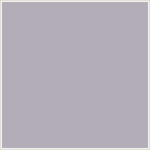 B3ADB8 Hex Color Image (CHATELLE, VIOLET BLUE)