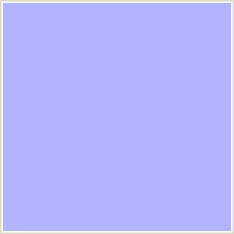 B3B3FF Hex Color Image (BLUE, MELROSE)