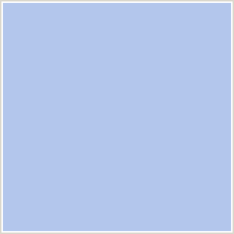B3C6EC Hex Color Image (BLUE, SPINDLE)