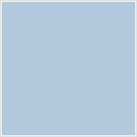B3C9DD Hex Color Image (BLUE, PIGEON POST)