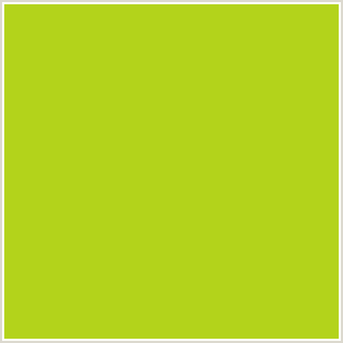 B3D31B Hex Color Image (GREEN YELLOW, KEY LIME PIE)