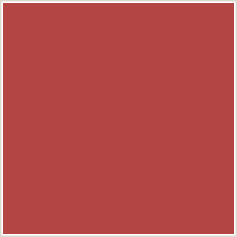 B44545 Hex Color Image (APPLE BLOSSOM, RED)