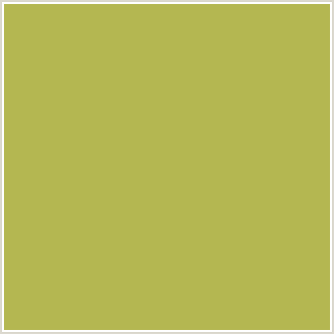 B4B751 Hex Color Image (OLIVE GREEN, YELLOW GREEN)
