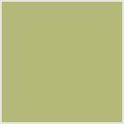 B4B878 Hex Color Image (GIMBLET, YELLOW GREEN)