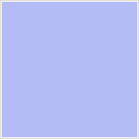 B4BCF6 Hex Color Image (BLUE, PERANO)