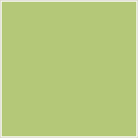 B4C878 Hex Color Image (GREEN YELLOW, WILD WILLOW)