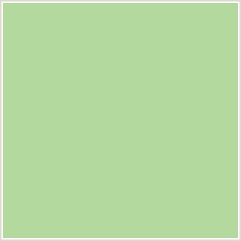 B4D99F Hex Color Image (GREEN, MOSS GREEN)