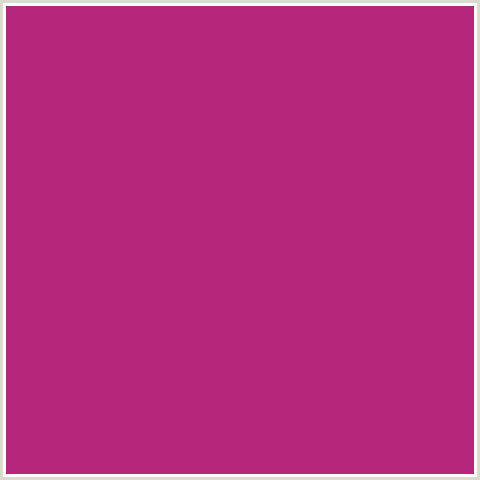 B5267B Hex Color Image (DEEP PINK, FUCHSIA, FUSCHIA, HIBISCUS, HOT PINK, MAGENTA)