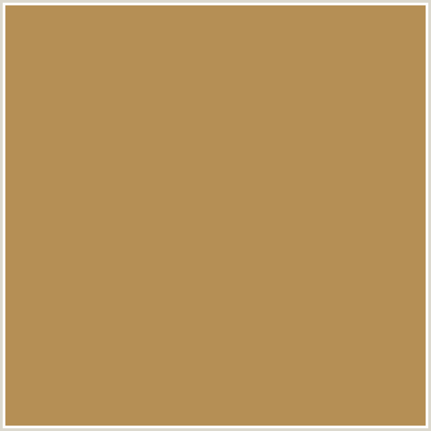 B58F55 Hex Color Image (MUDDY WATERS, ORANGE)