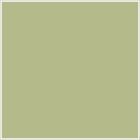 B5BA8A Hex Color Image (SWAMP GREEN, YELLOW GREEN)