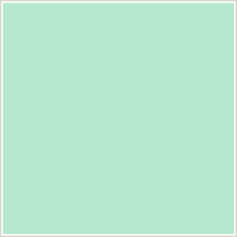 B5E8CC Hex Color Image (GREEN BLUE, PADUA)