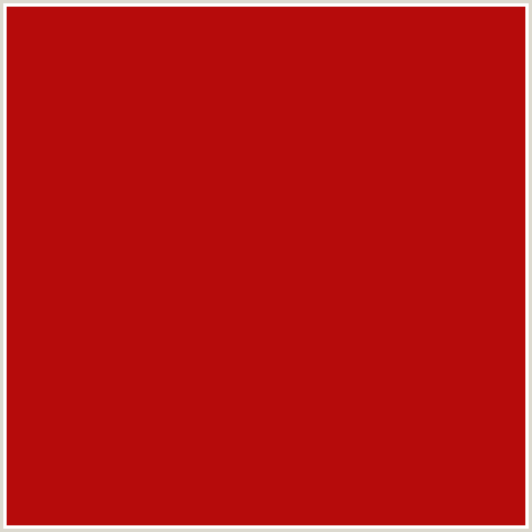 B60B0B Hex Color Image (MILANO RED, RED)