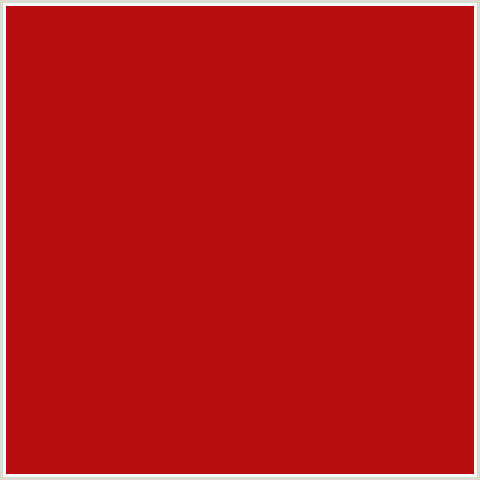 B60E0E Hex Color Image (MILANO RED, RED)