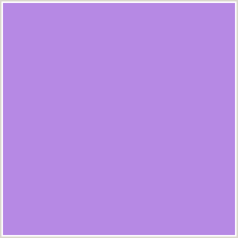 B689E4 Hex Color Image (LAVENDER, VIOLET BLUE)