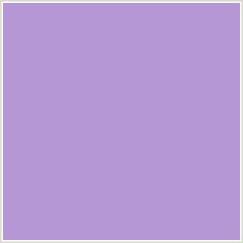 B697D6 Hex Color Image (COLD PURPLE, VIOLET BLUE)