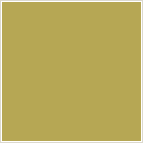B6A754 Hex Color Image (HUSK, YELLOW)