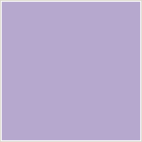 B6A8CE Hex Color Image (BLUE VIOLET, LOGAN)