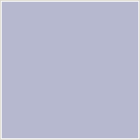 B6B8CF Hex Color Image (BLUE, BLUE HAZE)