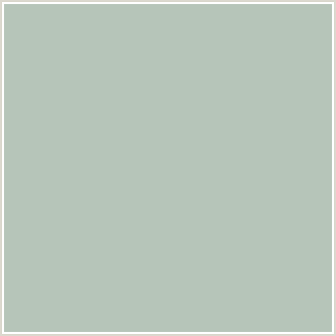 B6C5B9 Hex Color Image (GREEN, POWDER ASH)