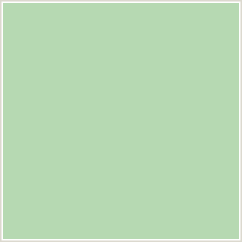 B6D9B2 Hex Color Image (GREEN, PIXIE GREEN)