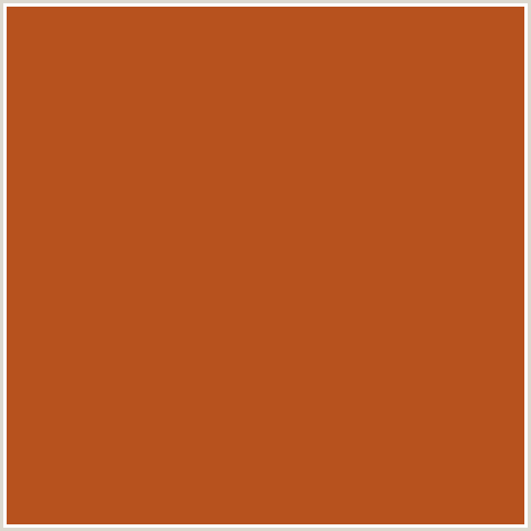 B7521E Hex Color Image (DESERT, ORANGE RED)