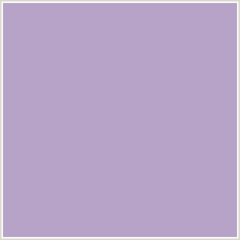 B7A3C8 Hex Color Image (LONDON HUE, VIOLET BLUE)