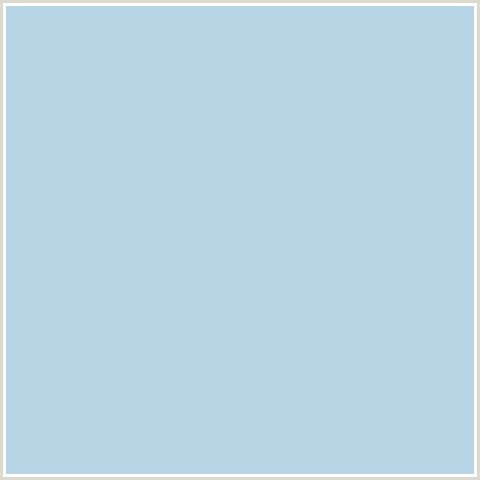 B7D5E5 Hex Color Image (BLUE, POWDER BLUE)