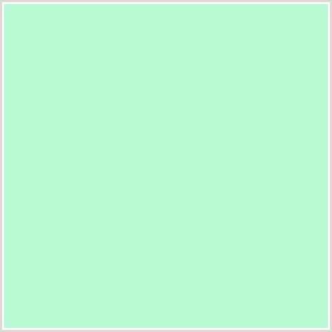 B7F9D3 Hex Color Image (GREEN BLUE, ICE COLD, MINT)