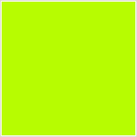 B7FC00 Hex Color Image (GREEN YELLOW, LIME, LIME GREEN)