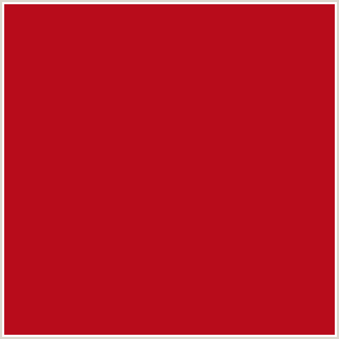 B80C1B Hex Color Image (RED, SHIRAZ)