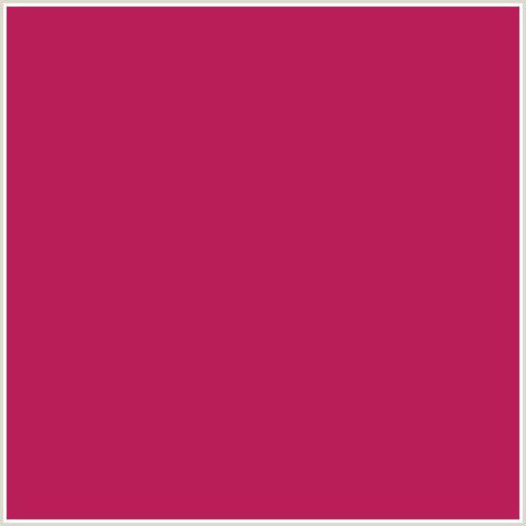 B81F56 Hex Color Image (MAROON FLUSH, RED)