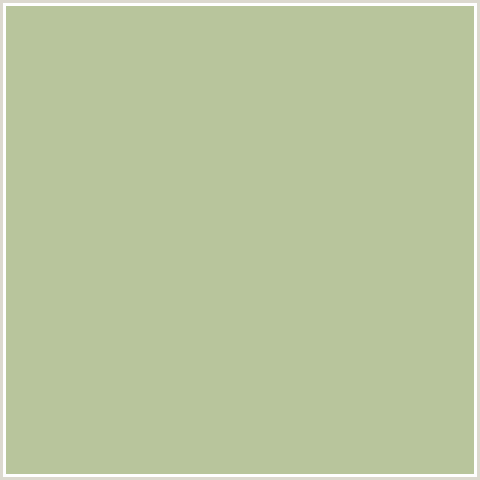 B8C59C Hex Color Image (GREEN YELLOW, RAINEE)