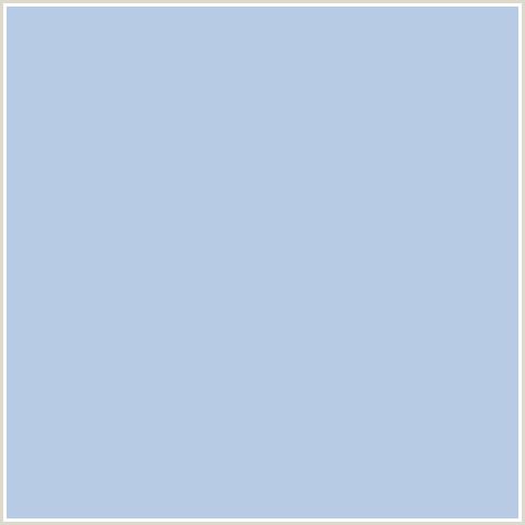 B8CBE5 Hex Color Image (BLUE, PERIWINKLE GRAY)