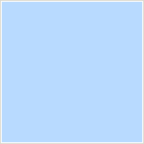 B8DAFF Hex Color Image (BLUE, FRENCH PASS)