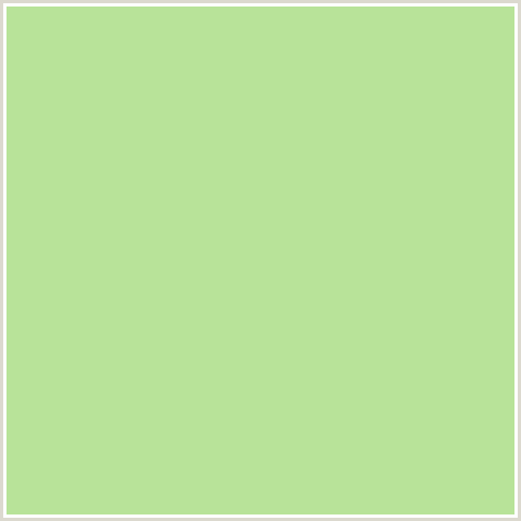 B8E399 Hex Color Image (GRANNY SMITH APPLE, GREEN)