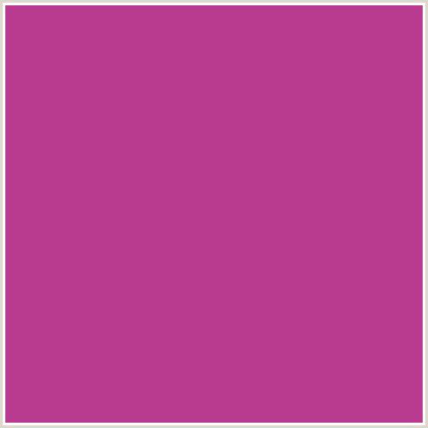 B93B8F Hex Color Image (DEEP PINK, FUCHSIA, FUSCHIA, HOT PINK, MAGENTA, RED VIOLET)