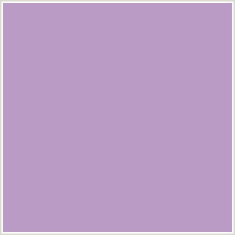 B99BC5 Hex Color Image (LAVENDAR, LONDON HUE, PURPLE, VIOLET)