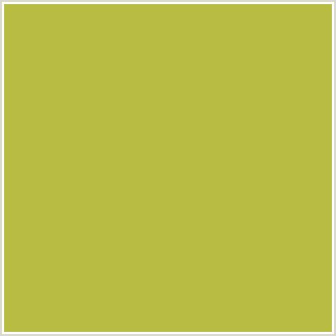 B9BC43 Hex Color Image (ROTI, YELLOW GREEN)