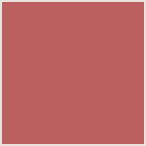 BB5F5F Hex Color Image (MATRIX, RED)
