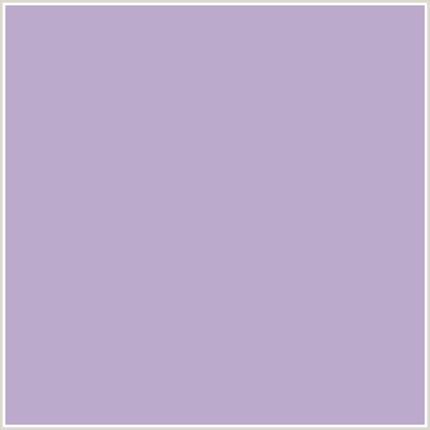 BBAACC Hex Color Image (LONDON HUE, VIOLET BLUE)