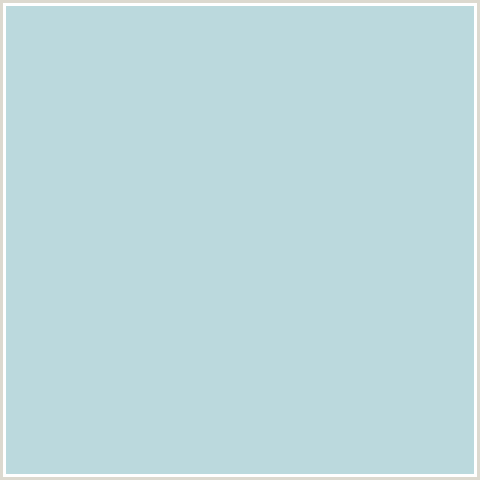 BBD9DD Hex Color Image (LIGHT BLUE, ZIGGURAT)
