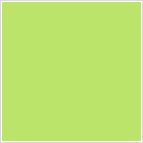 BBE56A Hex Color Image (GREEN YELLOW, YELLOW GREEN)