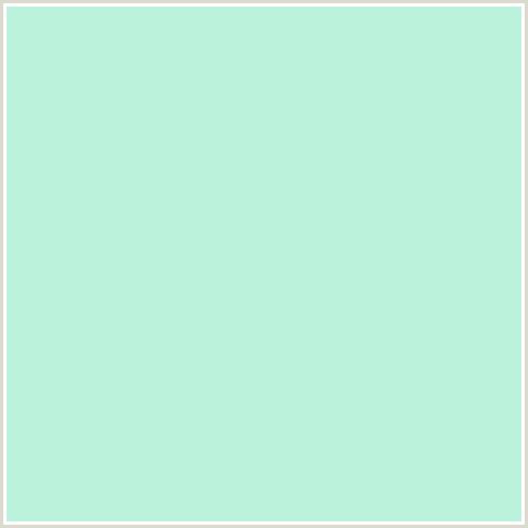 BBF2DC Hex Color Image (GREEN BLUE, MINT TULIP)