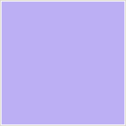 BCAFF4 Hex Color Image (BLUE VIOLET, PERFUME)