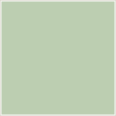 BCCEB1 Hex Color Image (GREEN, PALE LEAF)
