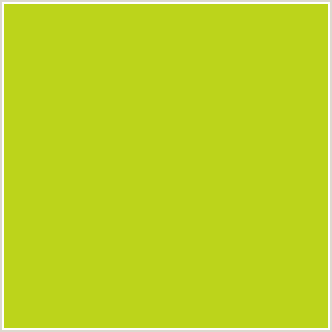 BCD41B Hex Color Image (KEY LIME PIE, YELLOW GREEN)