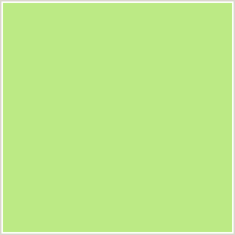 BCEA85 Hex Color Image (GREEN YELLOW, SULU)