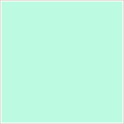 BCFAE2 Hex Color Image (GREEN BLUE, MINT, SCANDAL)
