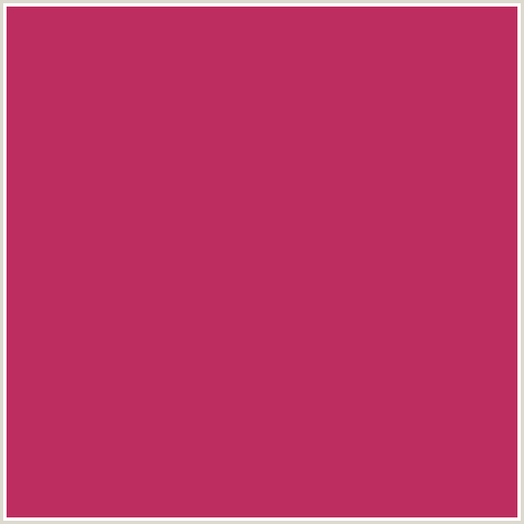 BD2D5F Hex Color Image (HIBISCUS, RED)
